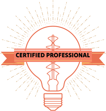certified professional badge